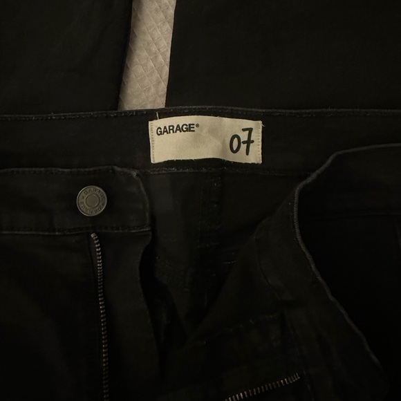Garage high rise black skinny jeans Size M - Picture 2 of 2